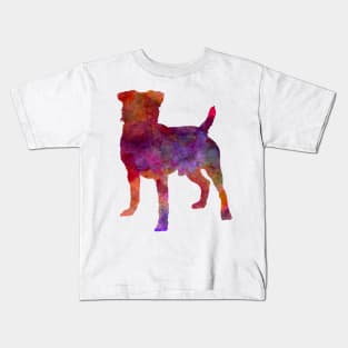 German Hunting Terrier in watercolor Kids T-Shirt